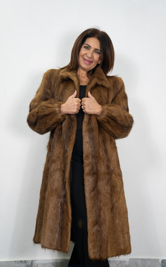 Cappotto Visone Chiaro
